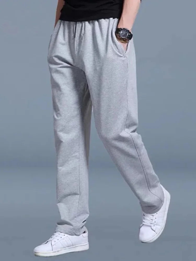 Men's Pants Autumn/Winter New Sport Jogging Trousers Fitness Loose Fit Clothing Solid Color Outfit Streetwear Pants ﻿