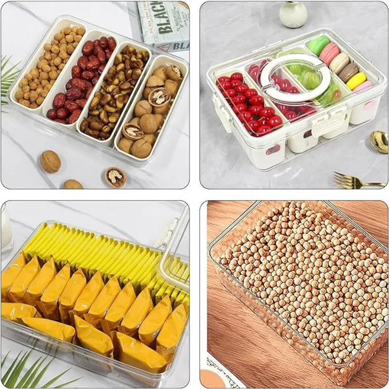 Refrigerator Storage Box Fridge Organizer Fresh Vegetable Fruit Boxes Drain Basket Food Storage Containers Kitchen Organizer