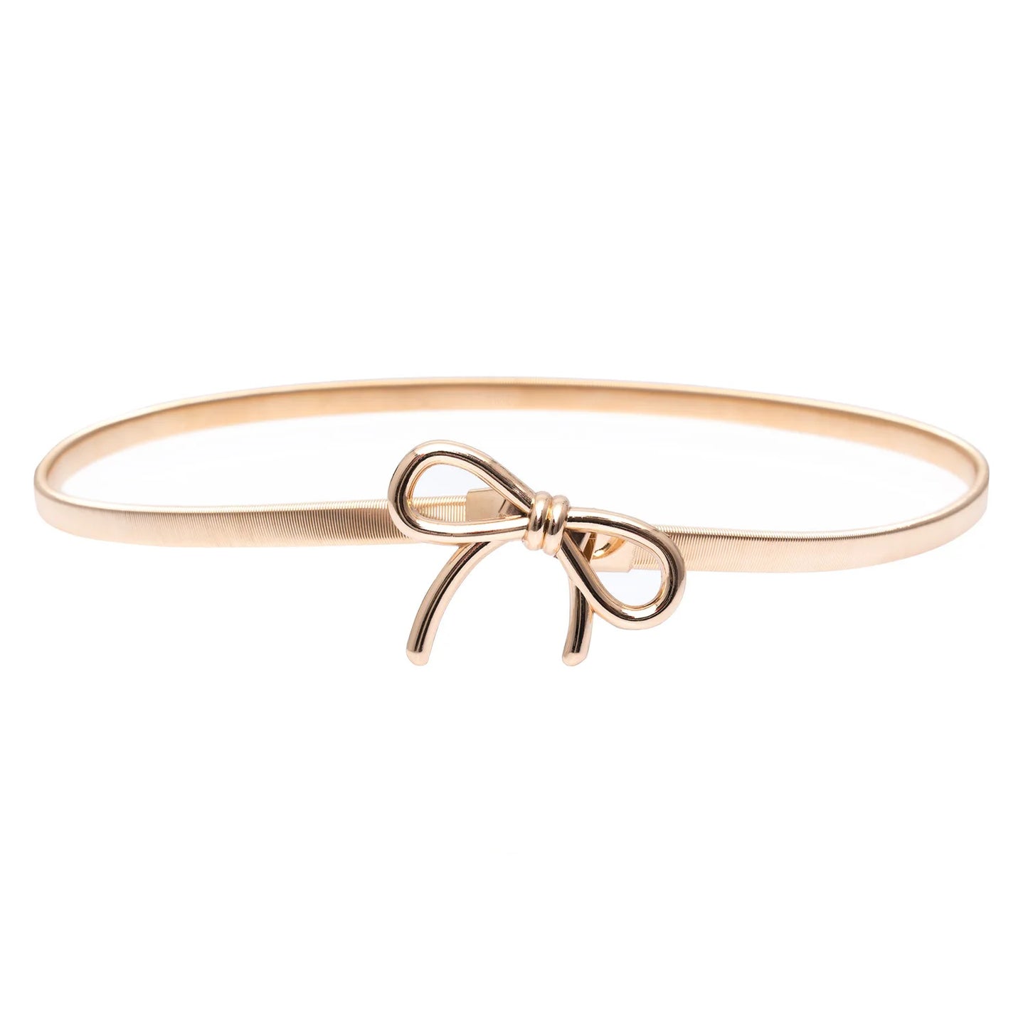 New Elastic Gold SIilver Chain Belt Women Metal Waistband Leaf Rose Stick Stretch Belt Dress Skirt Shirt Coat Clothes accessories