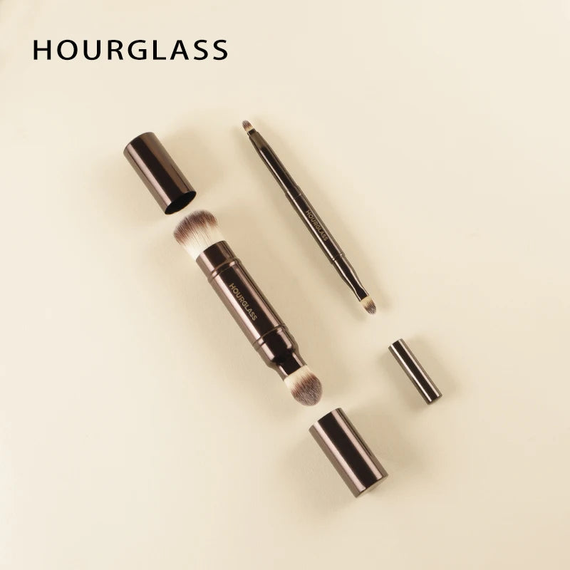 Hourglass Makeup Brush All Kinds Eyeshadow Foundation Concealer Powder Bronzer Blusher Eyeliner Retractable Professional Brushes make up tool