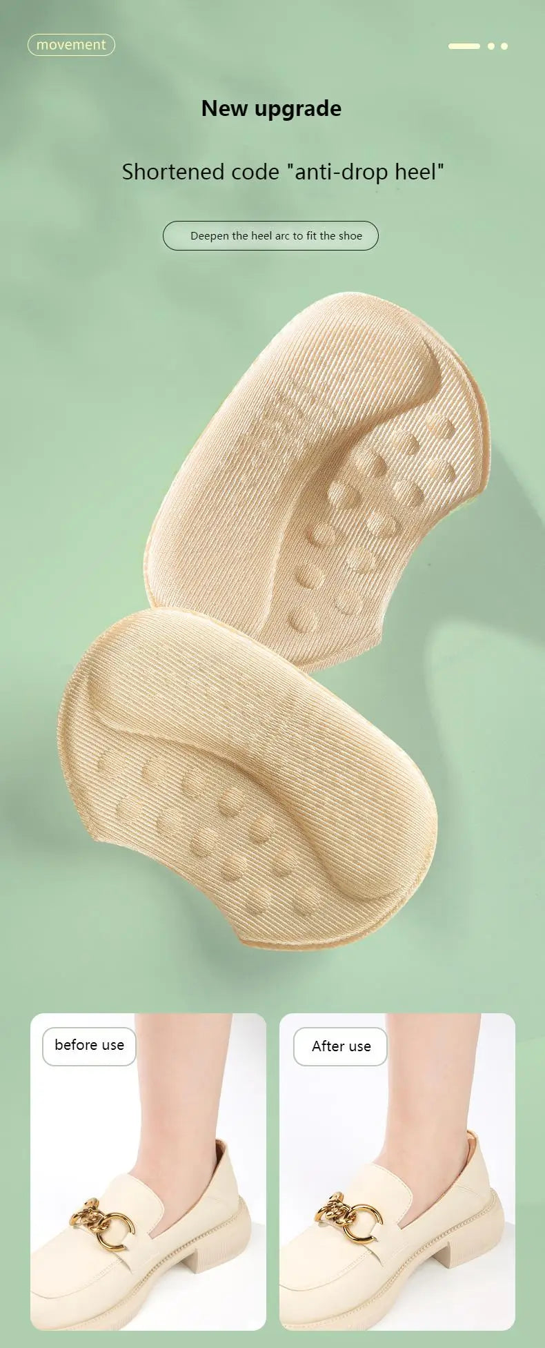 1Pair Shoe Pads for High Heels Anti-wear Foot pads Heel Protectors Womens Shoes Insoles Anti-Slip Adjust Size Shoes Accessories