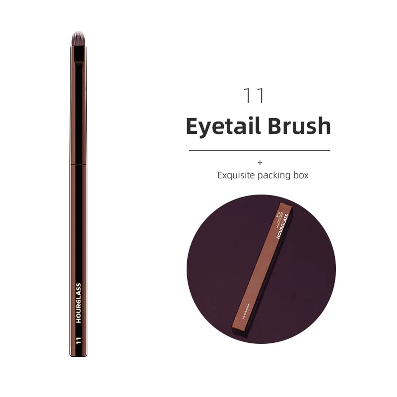 Hourglass Makeup Brush All Kinds Eyeshadow Foundation Concealer Powder Bronzer Blusher Eyeliner Retractable Professional Brushes make up tool