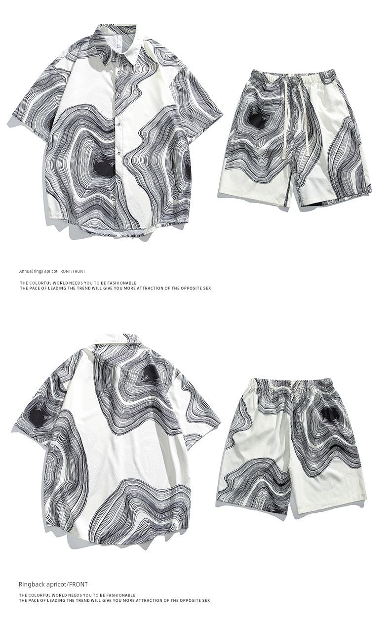 Wassup Rocky Quick-Dry Casual Two-piece Set Short Sleeve