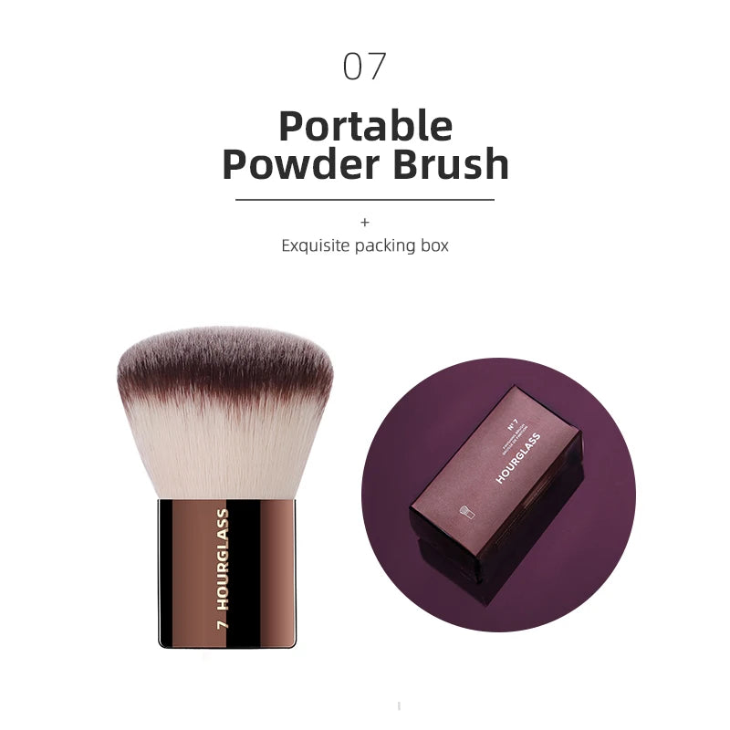 Hourglass Makeup Brush All Kinds Eyeshadow Foundation Concealer Powder Bronzer Blusher Eyeliner Retractable Professional Brushes make up tool