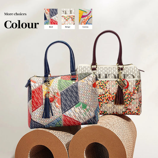 Jacquard Colorful Women's Commuting Crossbody BagFashionable and Luxury Design Spring 2024 New Women's Handbag