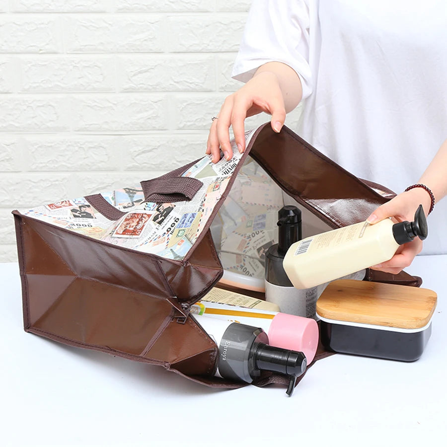 Oversized Duffle Moving House Storage Bag Woven Big Travel Quilt Clothes Waterproof Film Large Capacity Shipping Bag