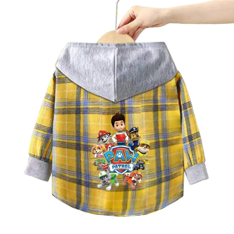 Autumn Children PAW Patrol Hoodie Jacket Coats Baby Girls Boys Cartoon Long Sleeved Zipper Windbreaker Kids Fashion Outerwear