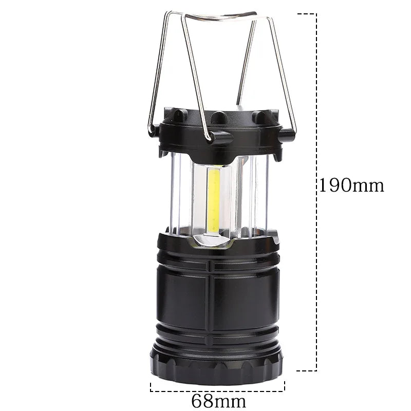 Camping Lamp USB Rechargeable Camping Light Outdoor Tent Light Lantern Collapsible Cob LED Camping Lantern