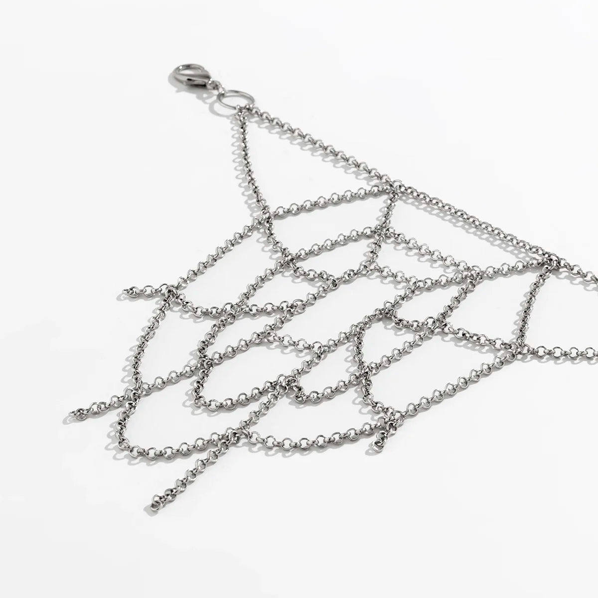 IngeSight.Z Punk Rock Metal Spider Web Waist Chain for Women Men Hip-Hop Jeans Key Chain Body Jewelry Gift Halloween Accessories