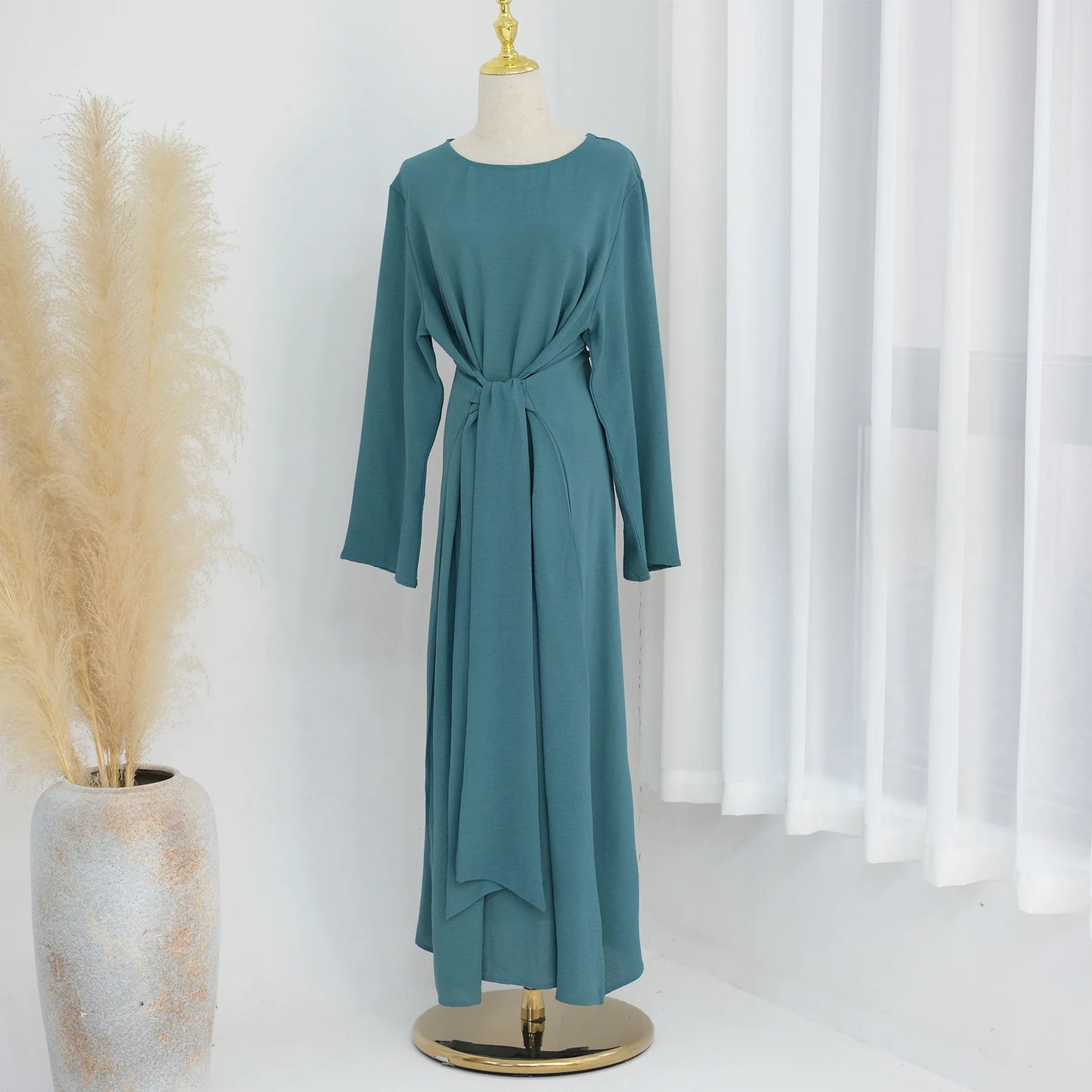 Turkey Arabic Muslim Women Abayas Long Maxi Dress Dubai Saudi Kaftan Islam Party Gown Ramadan Kaftan Modest Caftan Robe Vestidos