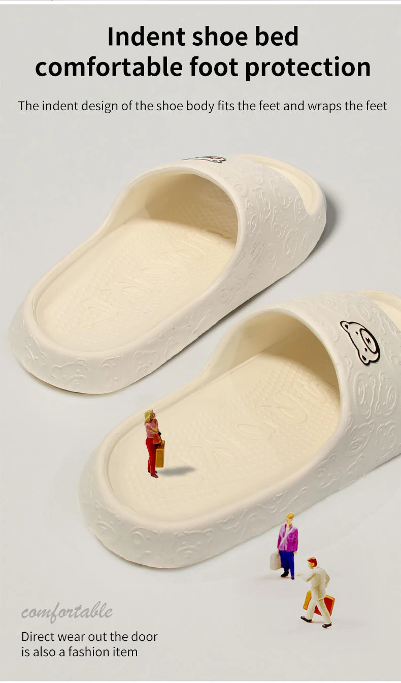 Non-slip Slippers Female Outer Wear 2024 New Bathroom Bathroom Indoor Home Sandals Female Summer Eva women shoes