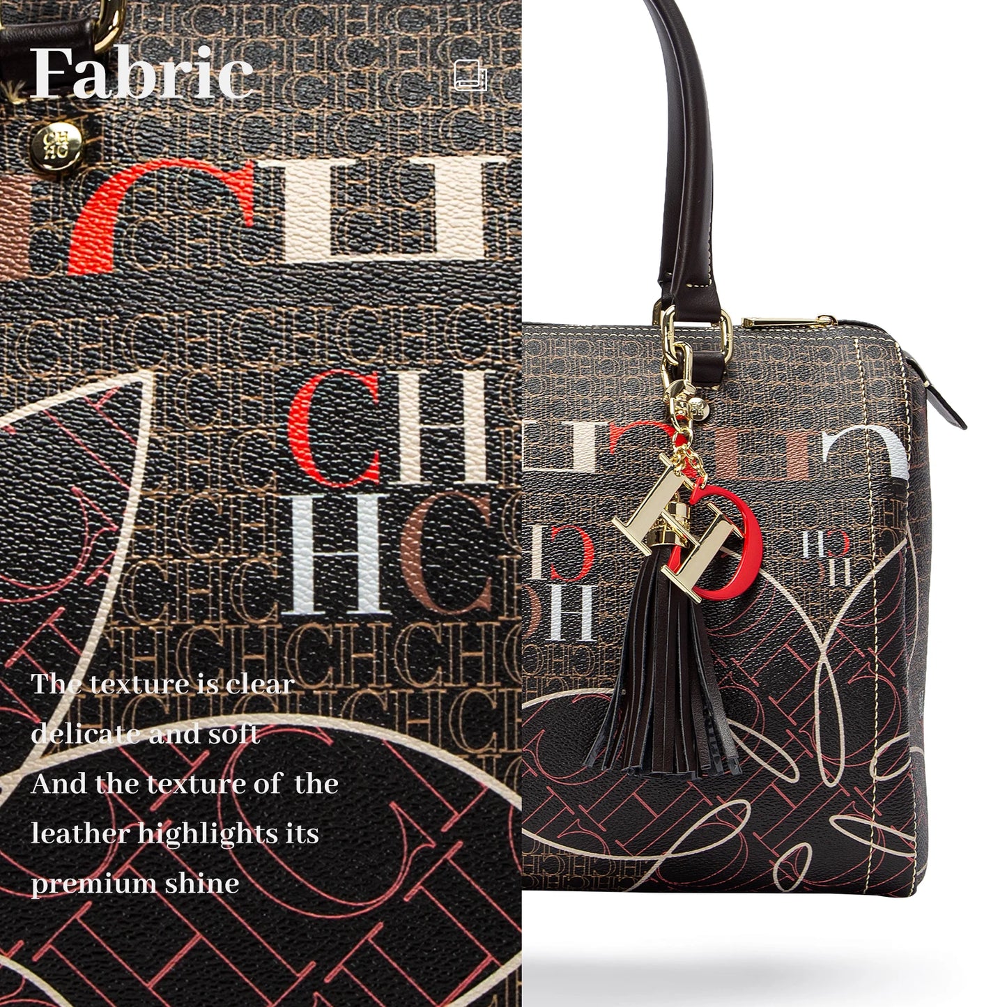 Jacquard Colorful Women's Commuting Crossbody BagFashionable and Luxury Design Spring 2024 New Women's Handbag