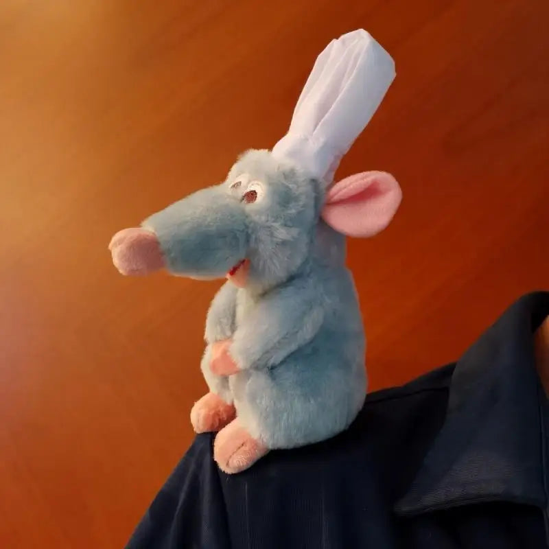 Anime 15cm Ratatouille Chef Remy Magnetic Plush Toy Room Decora Doll Kid Shoulder Plush Doll Decoration Headband Toys Gifts