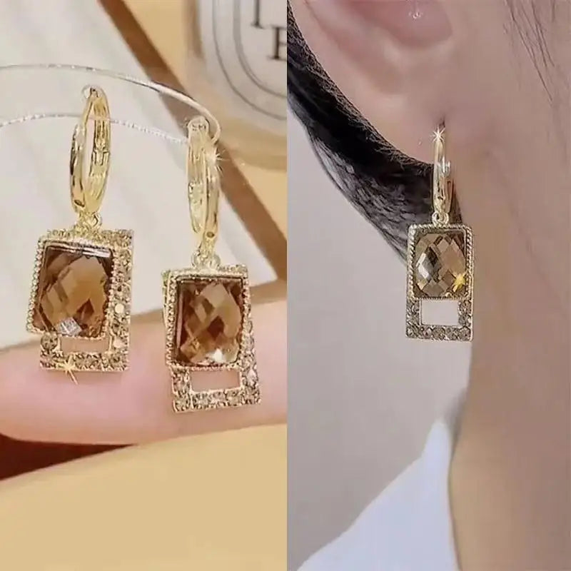 925 Silver Needle Korean Fashion Pearl Tassel Earrings For Women Jewelry Trending New Luxury Women's Zircon Pearl Earrings
