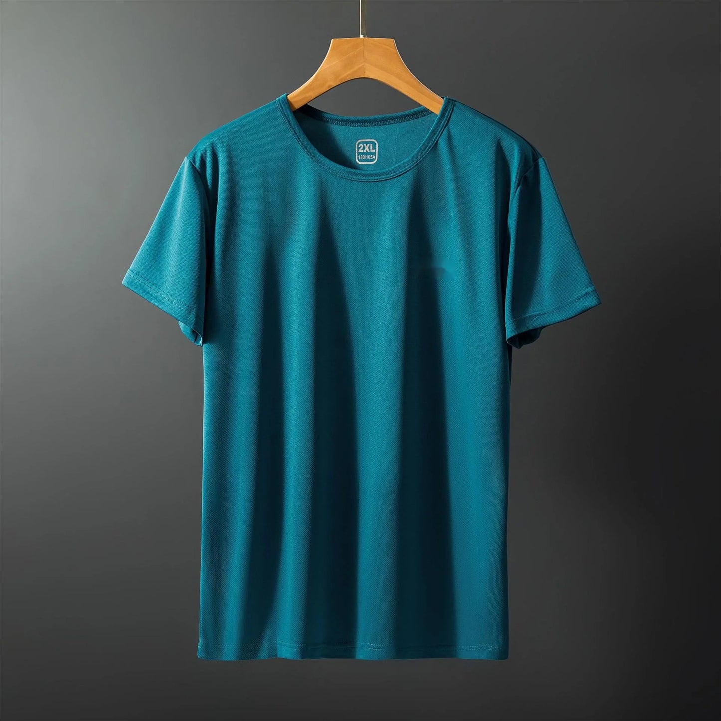 Summer Men's T-shirts Ice Silk Tops Men Short Sleeve Casual Fashion Men Clothing Basic Shirt O Neck Solid Color Classical Tshirt