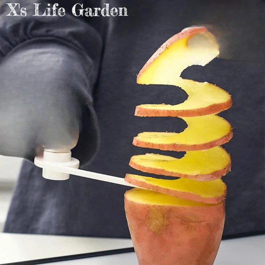 1PC Potato Spiral Hand Cucumber Cutter CarrotSpiralizer Spiral Salad Chopper Kitchen Gadgets Accessories