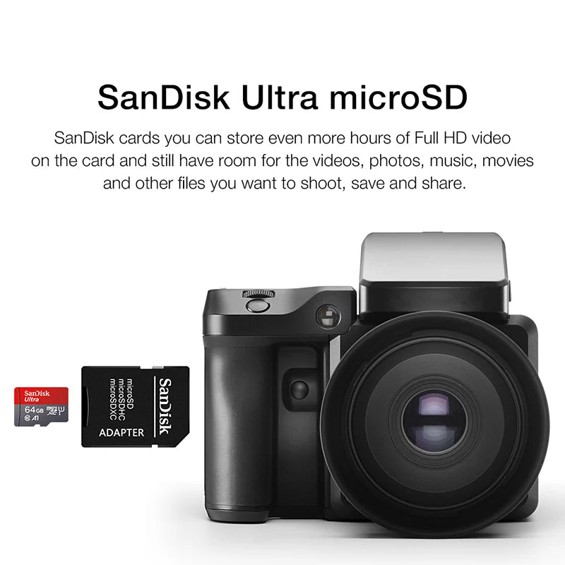 SanDisk Ultra A1 Micro SD Karte 128GB Class 10 Flash TF Karte 128GB Speicherkarte 128gb Memoria Disk für Samsung Galaxy S21 S20 S10 S10e S20e S20+ S10+ S10+ S10+ S10+ S10+ 