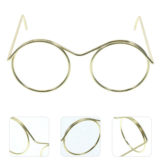 10 Pcs Cute Mini Glasses Toy Toddler Bulk Shot Steel Sunglasses for Crafts