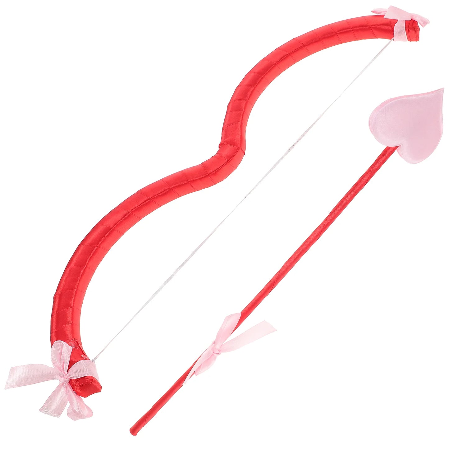Kit Cupid Bow Valentines Day Costume and Arrow Toy Foams Red Cosplay Party Men Women