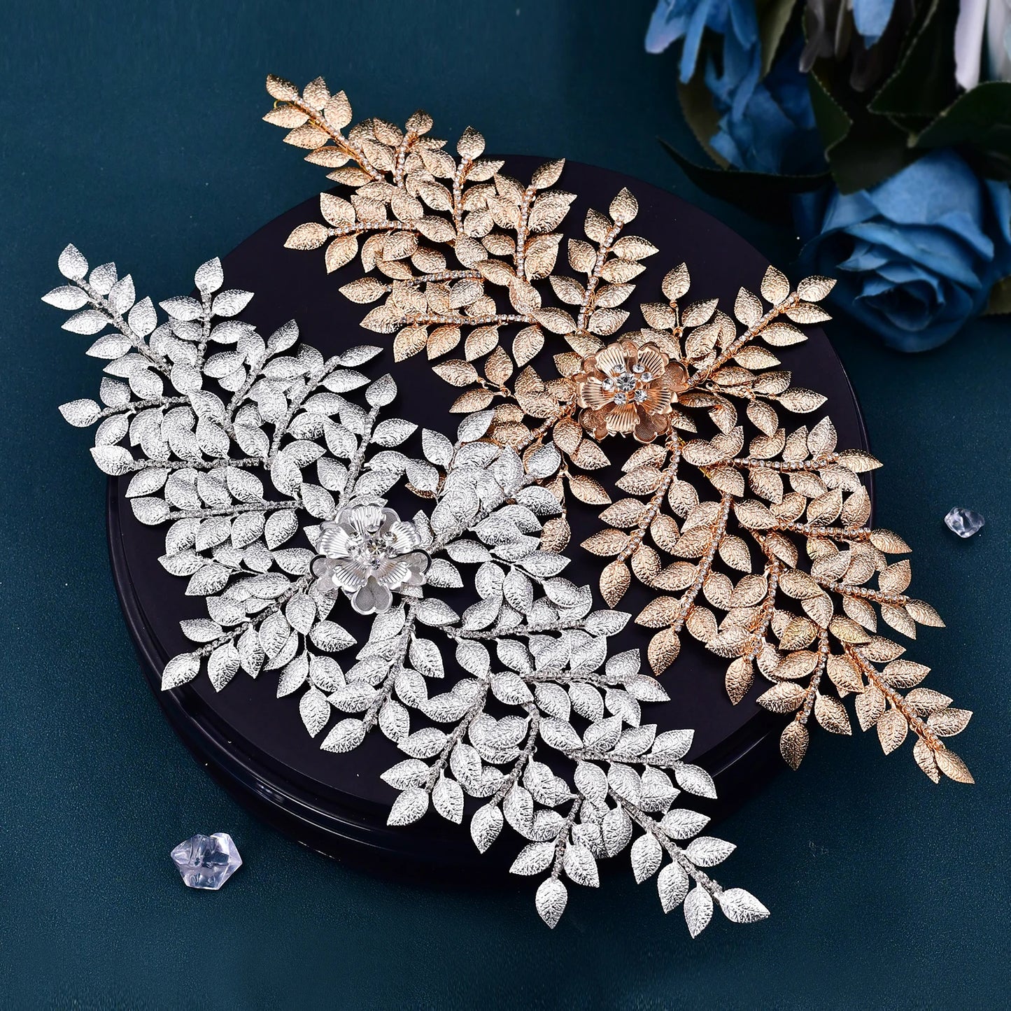 HP510 Elegant Fashion Bridal Tiara Beautiful Wedding Crown Hair Accessories Women's Headpiece Bride's Head Jewelry Pageant
