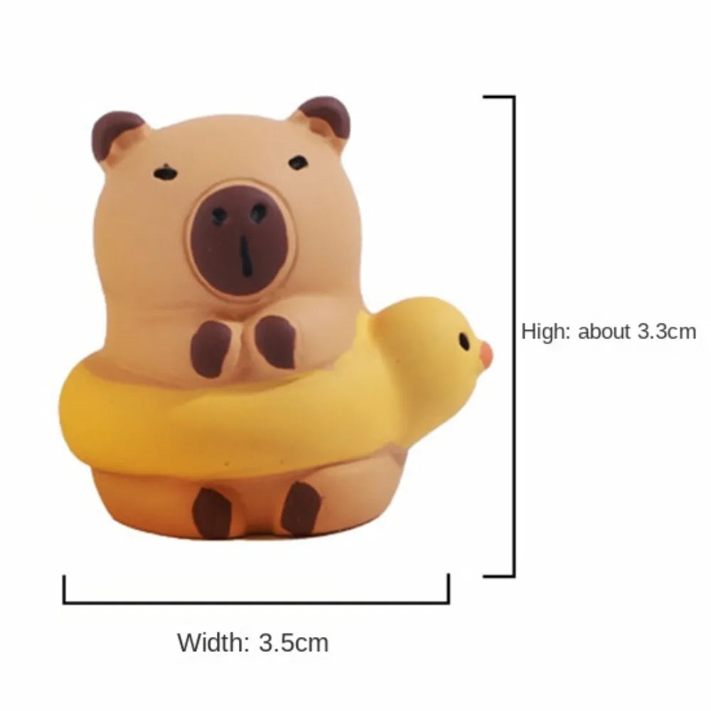 Animals Capybara Figure Toys Figure Model Simulation Capibara Model Simulation Cartoon Capybara Animals Figures Kid Toys