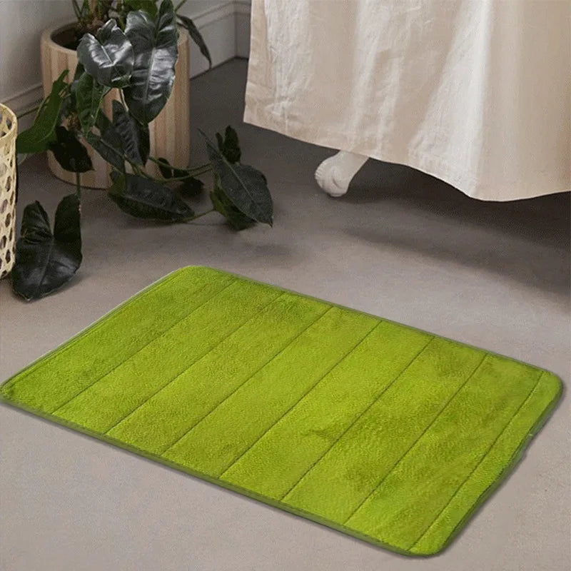 1PC Home Weiche Badematte Super Absorbent Badezimmer Teppiche Teppiche Weicher Memory Foam Boden Schlafzimmer WC Boden Duschteppich Wohnkultur 