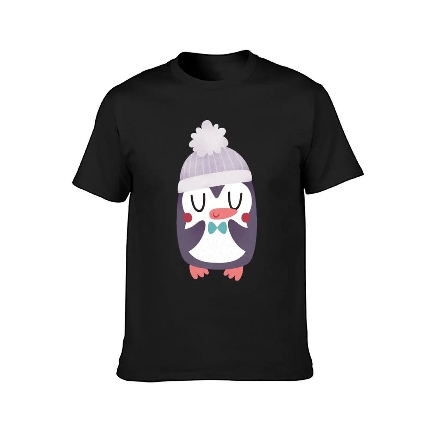 Cute Cozy Penguin T-Shirt cotton graphic tees Aesthetic clothing T-shirt mon