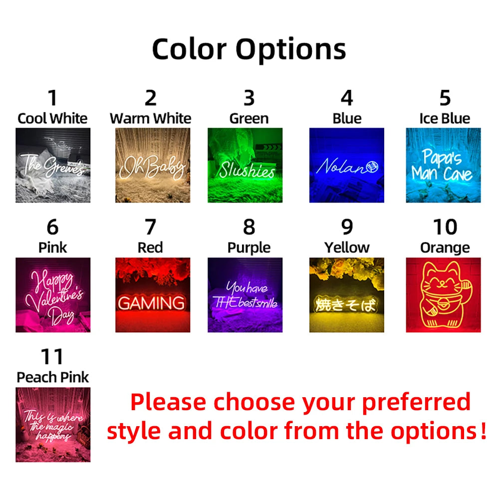 Valentine Neon Led Sign Wedding Party Decor Neon Sign LED Lights USB Bedroom Room Valentine Days Decoration Neon Lights