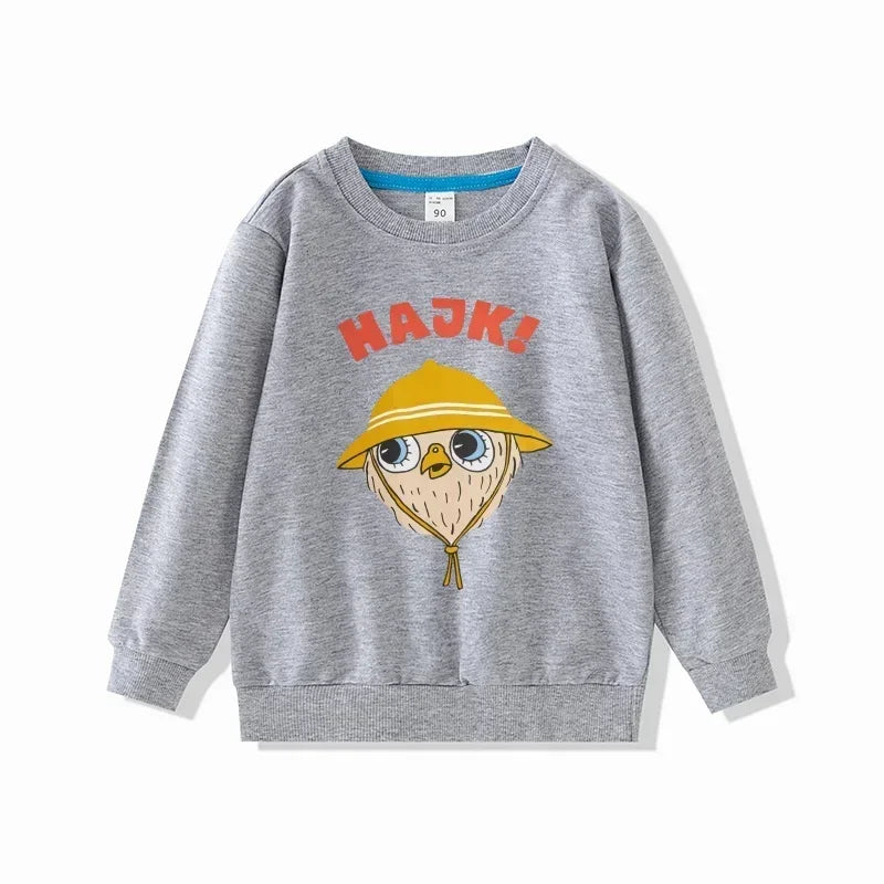 Kids Sweatshirts 2024 Autumn Girls Clothing Cartoon Baby Pullover Boys hoodies Terry Children Top Tees Outfits
