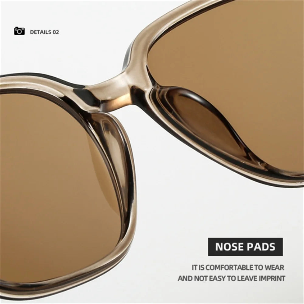 New Vintage Square Frame Sunglasses for Women and Men  Wood Grain Fashion Sun Glasses UV 400 Protection Eyewear Trend Shades