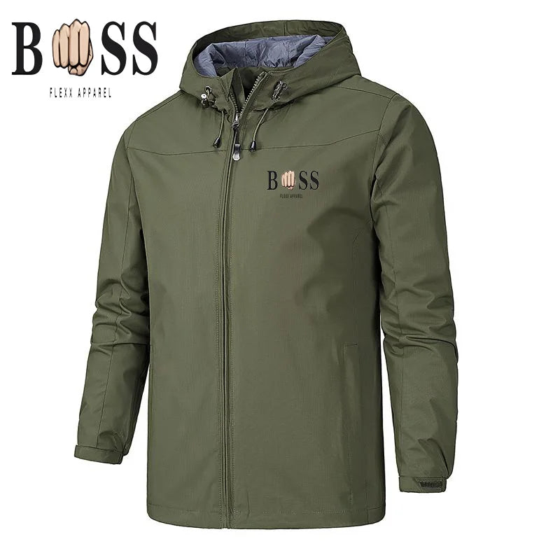2024 new waterproof men's jacket brand mountaineering wear men's windproof jacket Outdoor men's windbreaker men's sports jacket