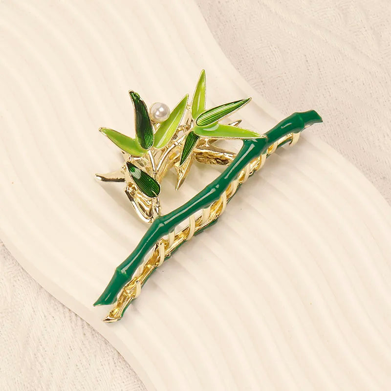 fresh Durian Metal Hair Clip Hair claws fruit oil drop flower Personality Fruit Funny Hair Claw Hairpin for Women Girls Headwear