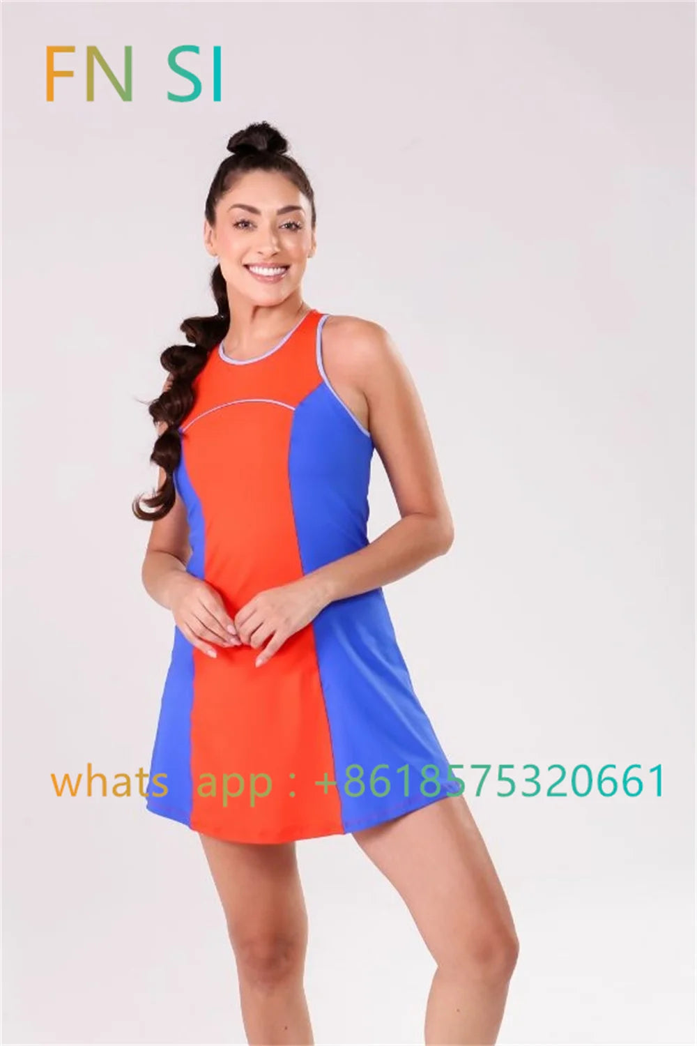 FN SI beach tennis dress Fashion Golf Dress Set with Shorts for Women Casual Badminton Tennis Dresses Outdoor Fitness Sportswear