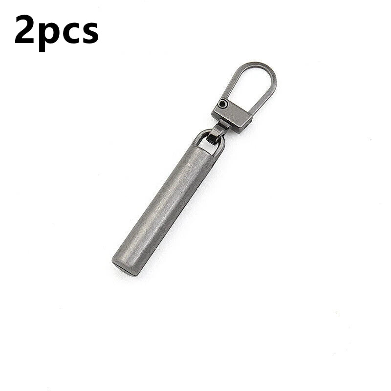 2/10 Stück Reißverschlussschieber-Abzieher, Sofort-Reparatur-Set für Reißverschlüsse, Ersatz für kaputte Schnallen, Reisetaschen, Reißverschlusskopf, DIY, Nähen, Basteln 