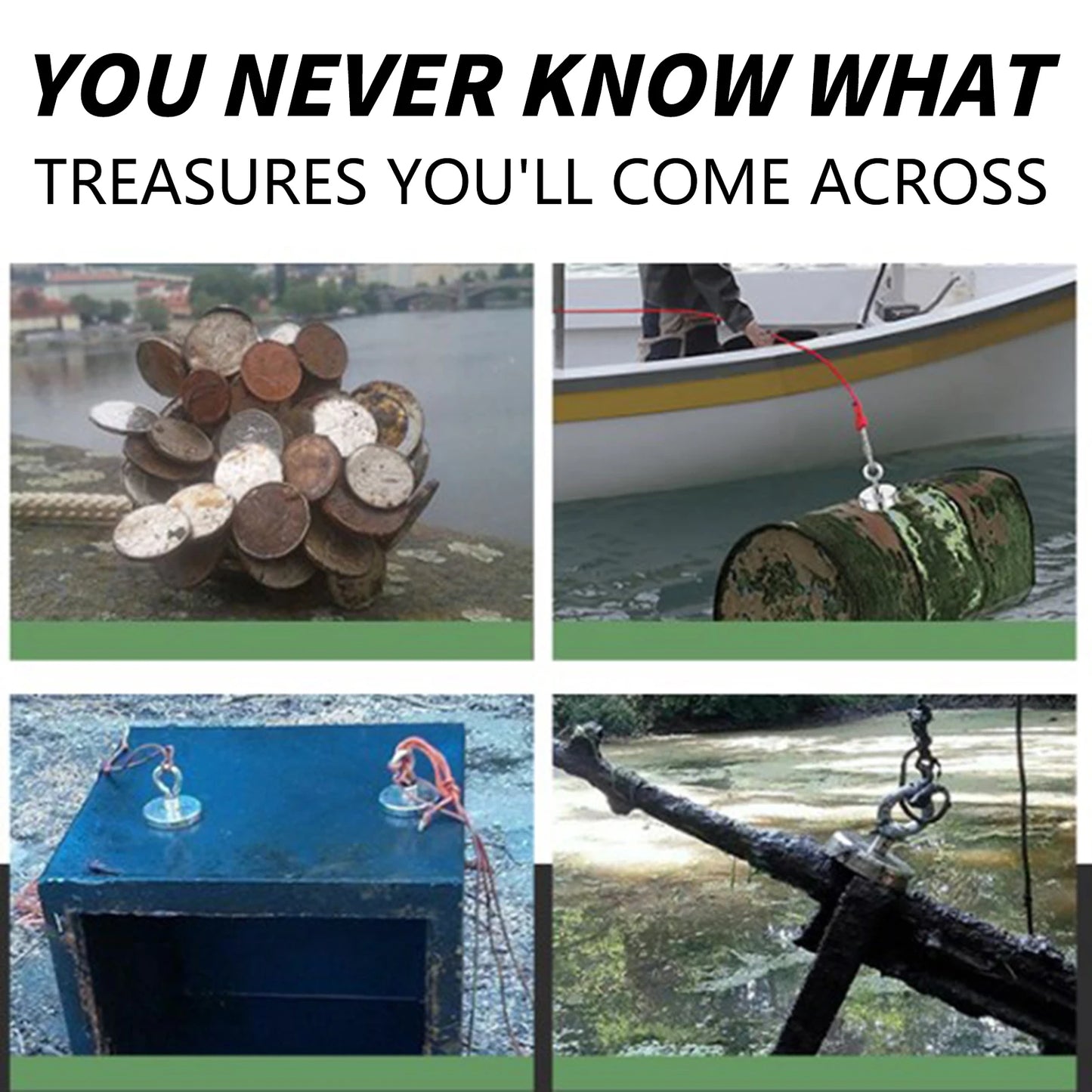 Starker Magnet mit Haken, rund, Neodym-Erdmagnet, Aufhängerhaken für Kühlschrank, Werkzeugkasten 