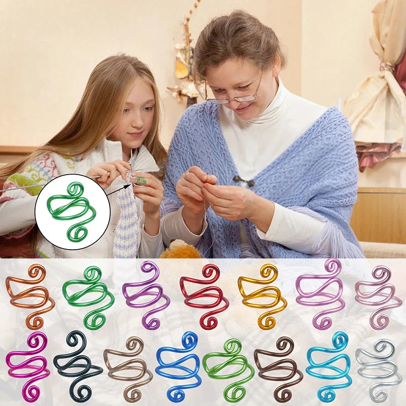 Adjustable Crochet Tension Ring Handmade Crochet Tension Ring Gift Crocheters Knitters Valentines Day Gifts Knitting Lover