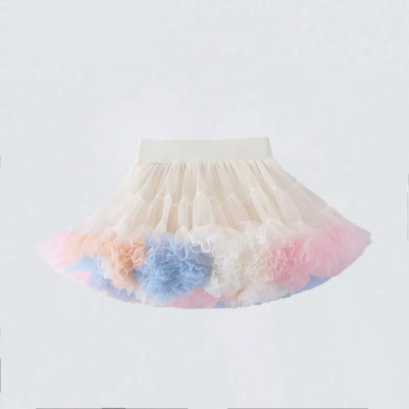 HEIßER Mädchen Tutu Röcke Solide Flauschigen Tüll Prinzessin Ballkleid Pettiskirt Kinder Ballett Party Leistung Kleid für Kinder 