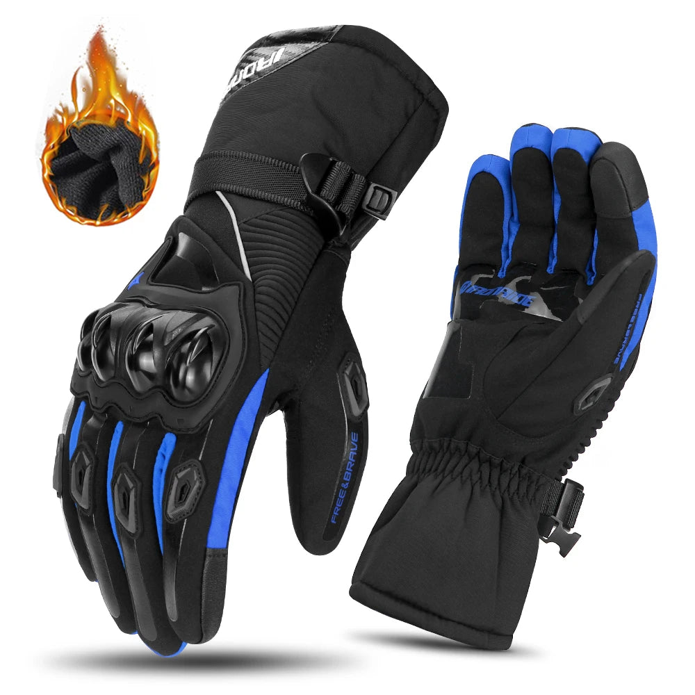 Motorradhandschuhe Winddicht Wasserdicht Guantes Moto Männer Motorrad Reithandschuhe Touchscreen Moto Motocross Handschuhe Winter 