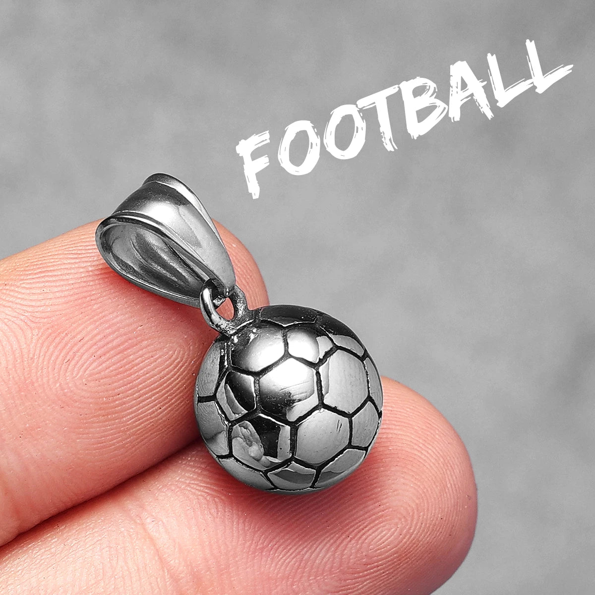 Basketball Football Men Necklaces With Pendant Stainless Steel Jewelry For Male Women Punk Hip Hop Accessories Gifts Wholesale