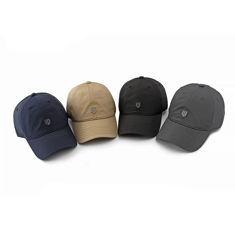 Summer Men Women Quick Dry Hat Golf Driving Cycling Letter Embroidery Baseball Caps Outdoor Sports Camping Breathable Sunhat