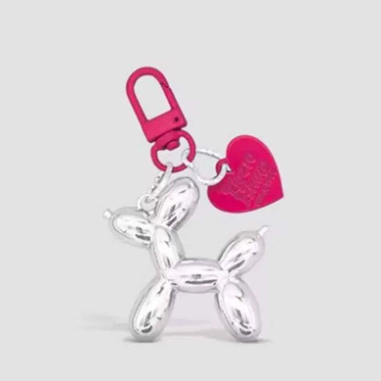 Cute Cartoon Balloon Dog Couple Keychains Key Ring -New  Cute  Car Holder Jewelry Gift Decoration Accessories