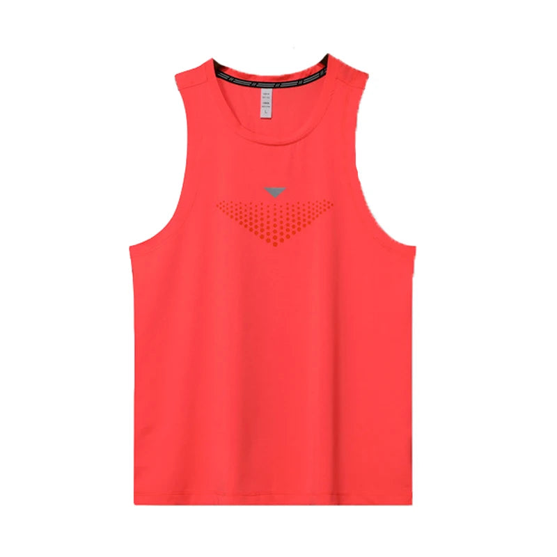(M-3XL) سترة رياضية سريعة الجفاف للرجال للجري وكرة السلة وفضفاضة بمقاس كبير وقمصان رياضية بدون أكمام للتمرين 