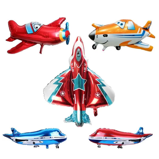 Airplane Foil Balloons Plane Globos Aircraft Ballon Warplanes Inflatable Toys Birthday Party Children's Gifts Baby Shower
