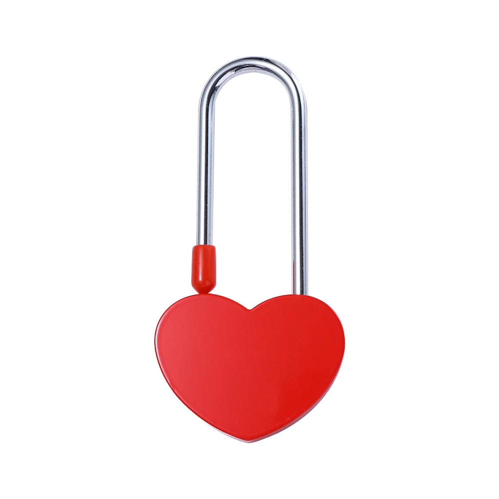 For Lovers Wedding Travel Supplies Couples Anniversary Without Key Heart Shape Keepsake Wedding Gifts Love Padlock Wish Lock