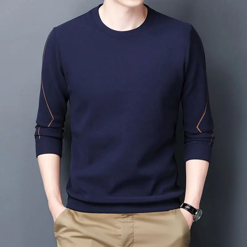 Male Pullover Round Neck Baggy Men's T-shirts 100℅ Cotton mon