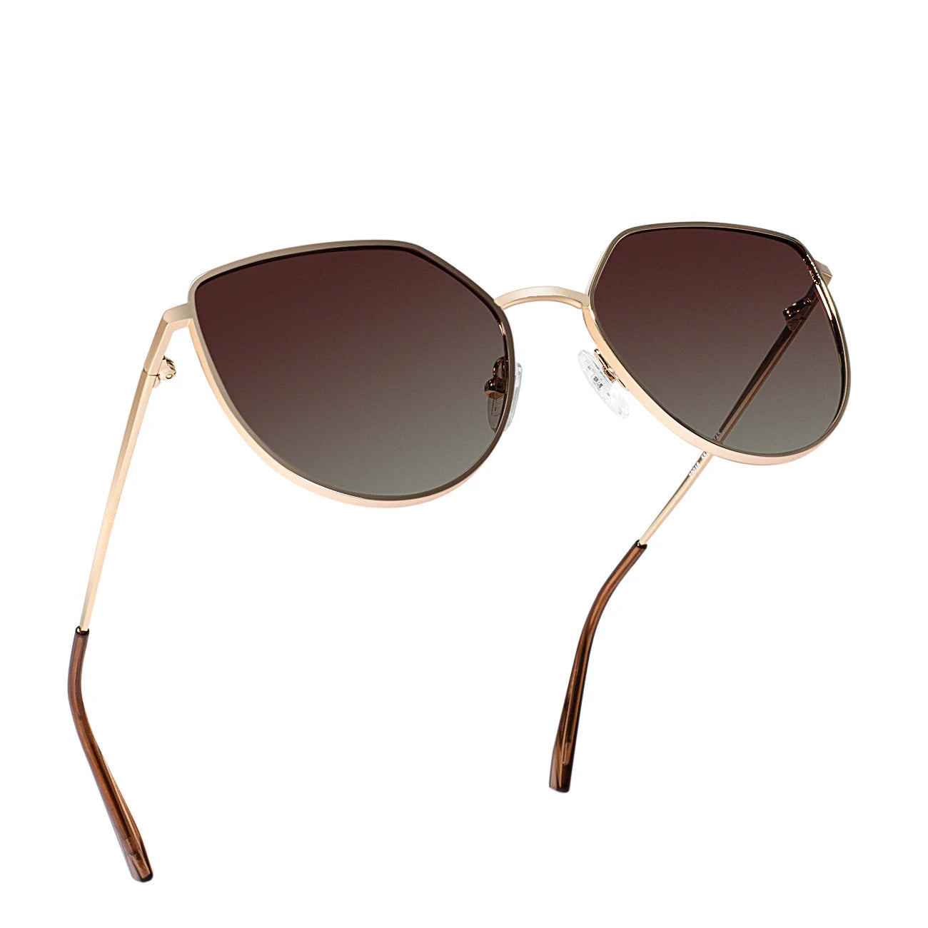 JULI Polarized Sunglasses Women Metal Frame Luxury Female Round Square Sun Glasses For Ladies UV400 8019