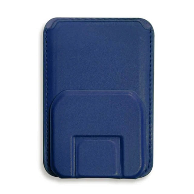 Magnetische Kickstand-Geldbörse mit Ständer, Telefonkartenhalter, Hülle für MagSafe iPhone 13 12 14 Pro Max, Mag Safe Rückseite mit Lederbezug 