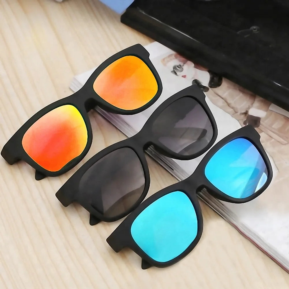 New Fashion Polarized UV400 Sunglasses music MP3 Bluetooth 5.0 Bone Conduction Headphones glasses men women sport wireless audio