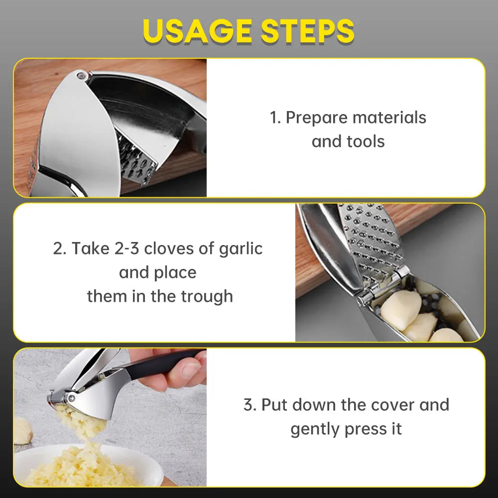 Garlic Press Crusher Mincer Kitchen Garlic Smasher Squeezer Manual Press Grinding Slicer Tools Kitchen Accessories 마늘 슬라이서
