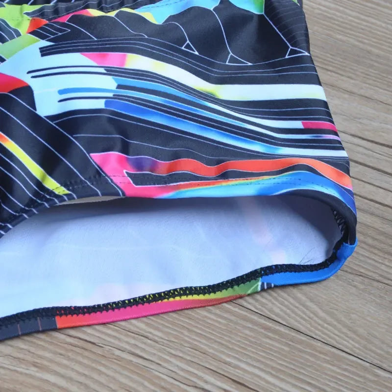 Men Swimwear Swim Boxers Board Shorts Surfing Bikini Swimsuits Brazilian Cut Bathing Suit Water Sports Trunks Beach Underwear